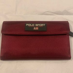Polo sport fabric wallet